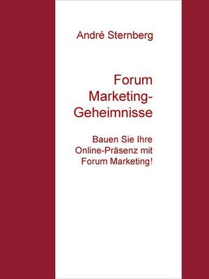 cover image of Forum Marketing-Geheimnisse